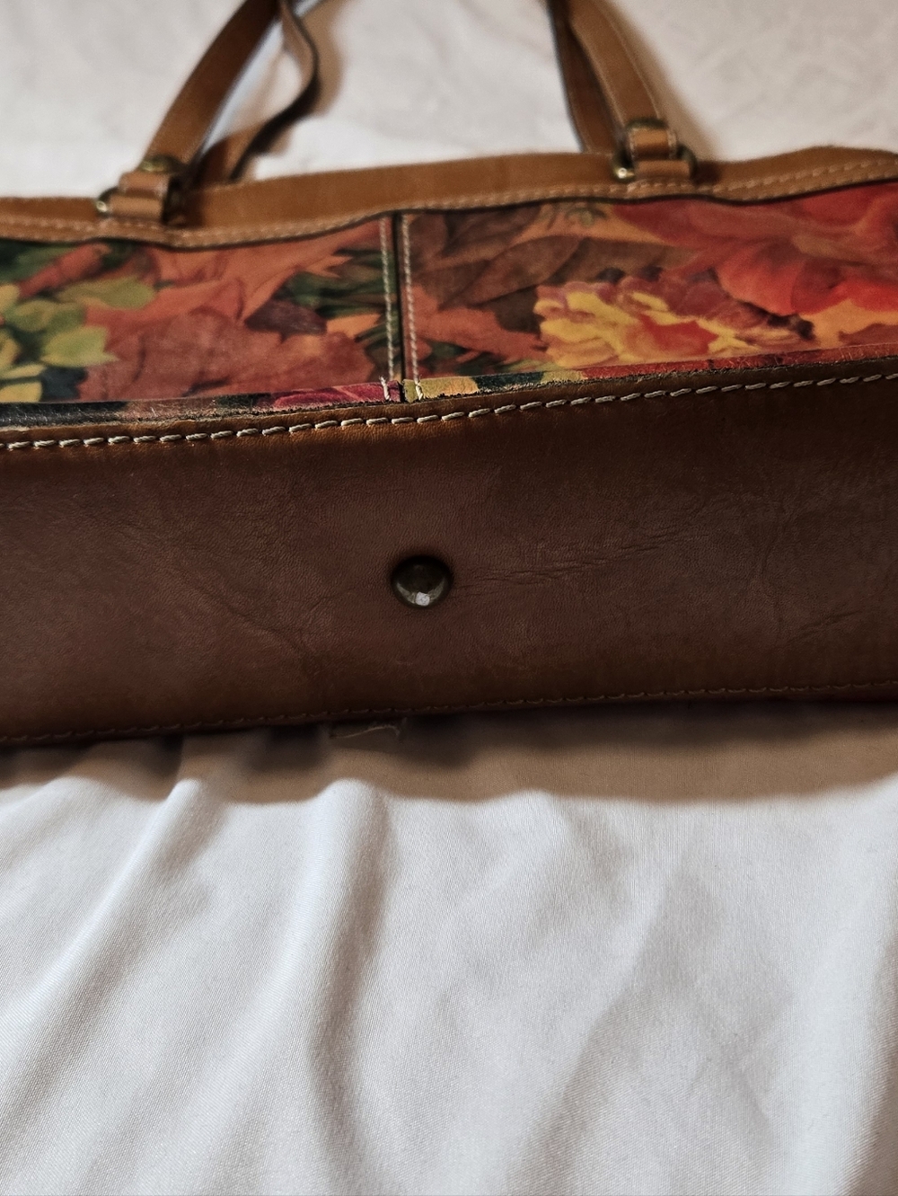 Patricia Nash Leather Floral Purse Excellemt Condition - Picture 5 of 16